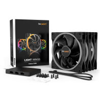 140mm be quiet! LIGHT WINGS 140mm PWM ARGB Triple-Pack