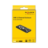 Externes Gehäuse SuperSpeed USB für M.2 SATA SSD Key B