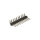 Stiftleiste 10 Pin, Rastermaß 2,54 mm, 1-reihig, gewinkelt, 5 Stück