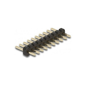 Stiftleiste 10 Pin, Rastermaß 2,54 mm, 2-reihig, gerade, 5 Stück