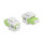Keystone Modul LC Duplex Buchse zu LC Duplex Buchse lindgrün / weiß