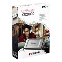 500GB Kingston XS2000 USB 3.2 Gen2 Grau