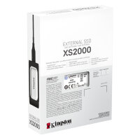 500GB Kingston XS2000 USB 3.2 Gen2 Grau