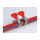 Schlauchschelle Edelstahl 400 SS mit Flügelmutter 16 - 25 mm 5 Stück rot