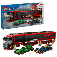 LEGO City - F1 Transporter mit RB20 & AMR24 Rennautos