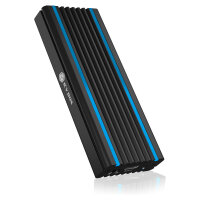 ICY BOX IB-1824ML-C31 Externes USB-C 3.2 Gehäuse für M.2 NVMe SSD mit LED-Beleuchtung