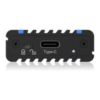 ICY BOX IB-1824ML-C31 Externes USB-C 3.2 Gehäuse für M.2 NVMe SSD mit LED-Beleuchtung