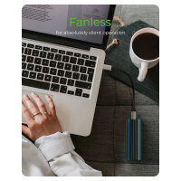 ICY BOX IB-1824ML-C31 Externes USB-C 3.2 Gehäuse für M.2 NVMe SSD mit LED-Beleuchtung