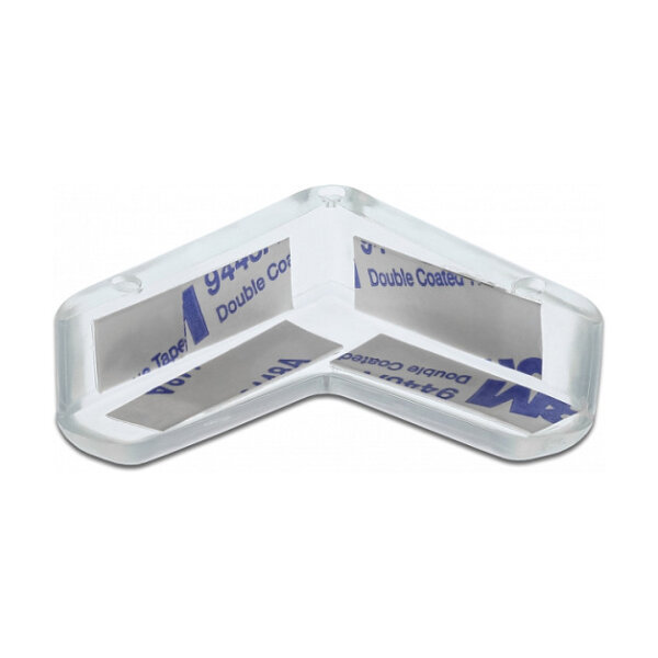 Kantenschutz selbstklebend 40 x 40 x 13 mm transparent