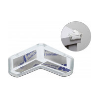 Kantenschutz selbstklebend 40 x 40 x 13 mm transparent