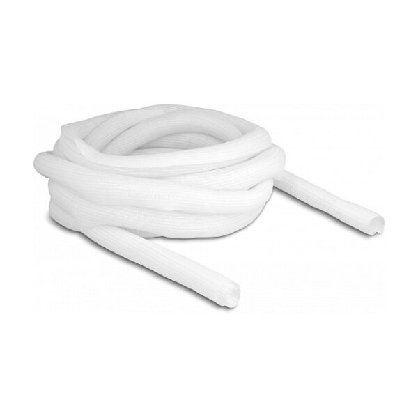 Geflechtschlauch selbstschließend 5 m x 25 mm weiß