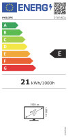 Philips 68.5cm (27.0") 271E1SCA 16:09 HDMI VA