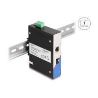 Industrie Gigabit Medienkonverter RJ45 zu SFP für Hutschiene