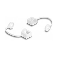 Staubschutz für RJ45 Stecker mit Befestigungsclip 50er Set farbig