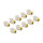 Keystone Modul RJ45 Buchse zu LSA Cat.6A werkzeugfrei gelb Set 10 Stück