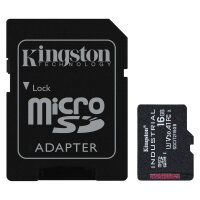 CARD 16GB Kingston Industrial microHC 100MB/s +Adapter