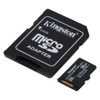 CARD 16GB Kingston Industrial microHC 100MB/s +Adapter
