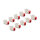 Keystone Modul RJ45 Buchse zu LSA Cat.6A werkzeugfrei rot Set 10 Stück