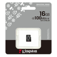 CARD 16GB Kingston microHC Industrial C10 A1 pSLC Card Single Pack w/o Adapter