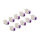 Keystone Modul RJ45 Buchse zu LSA Cat.6A werkzeugfrei violett Set 10 Stück