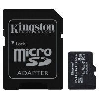 CARD 8GB Kingston Industrial MicroHC 100MB/s +Adapter
