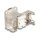 D-Typ RJ45 Einbaubuchse mit LSA Anschluss Cat.6A STP Metall