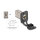 D-Typ RJ45 Einbaubuchse mit LSA Anschluss Cat.6A STP mit Schutzkappe IP66 staub- und wasserdicht