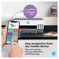 T HP Smart Tank 7005 Tinte-Multifunktionsdrucker 3in1 A4 Bluetooth WiFi Duplex