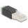 RJ45 Stecker zu Terminalblock Adapter 2 Pin