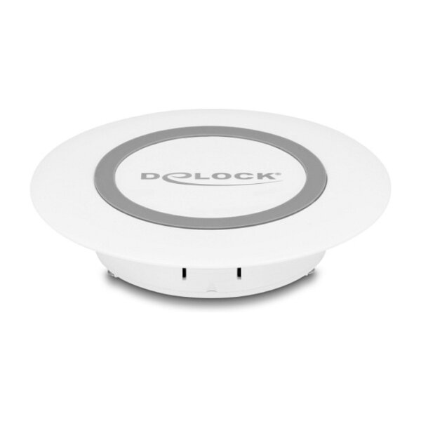 Wireless Charger 15 W für Tischeinbau weiß