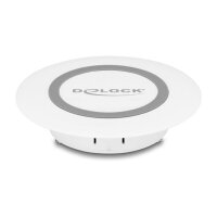 Wireless Charger 15 W für Tischeinbau weiß