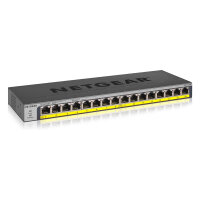 16P Netgear GS116PP RM PoE+