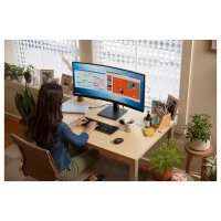 86.36cm/34 (3440x1440) HP P34hc G4 Curved 21:9 5ms 60Hz HDMI DisplayPort USB-C VESA Speaker WQHD Black