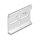 Aluminium Montageclip für Hutschiene 70,0 x 47,8 mm silber