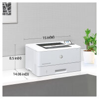 L HP LaserJet Enterprise M406DN S/W-Laserdrucker 38 S./Min. A4 LAN Duplex