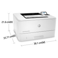 L HP LaserJet Enterprise M406DN S/W-Laserdrucker 38 S./Min. A4 LAN Duplex