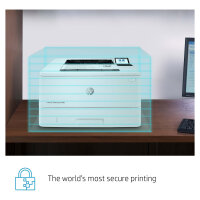 L HP LaserJet Enterprise M406DN S/W-Laserdrucker 38 S./Min. A4 LAN Duplex