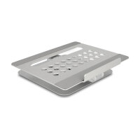 Tablet und Notebook Ständer mit eingebauter Dockingstation 4K - HDMI / Kartenleser / Hub / PD 3.0 90 W - 360° drehbar