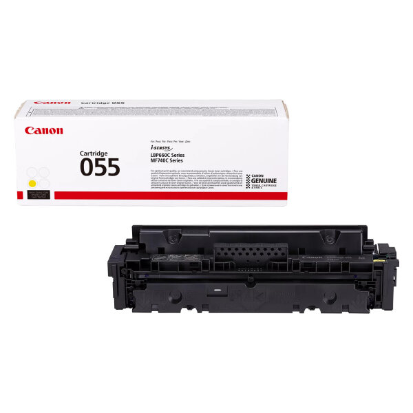 Canon Toner 055 Gelb bis 2.100 Seiten