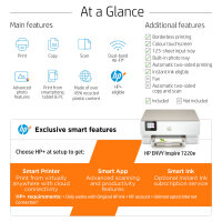 T HP ENVY Inspire 7220e 3in1 HP+ A4 WLAN Bluetooth Airprint Duplex
