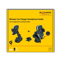 Wireless Car Charger Smartphone Halterung mit Ladefunktion und Kühlung 15 W - Qi