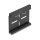 Aluminium Montageclip für Hutschiene 60,0 x 47,8 mm schwarz