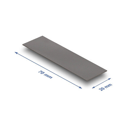 Wärmeleitpad 70 x 20 x 0,75 mm für M.2 Module 3,2 W/mK - Low Oil Bleeding