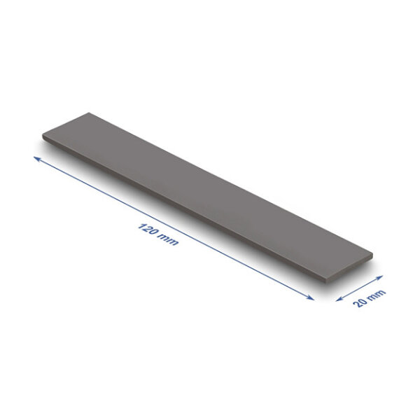 Wärmeleitpad 120 x 20 x 2 mm für M.2 Module 3,2 W/mK - Low Oil Bleeding