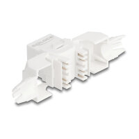Keystone Modul RJ45 Buchse zu LSA Cat.6A UTP 180°...