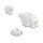 Keystone Modul RJ45 Buchse zu LSA Cat.6A UTP 180° werkzeugfrei mit Kabelverschraubung