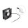 Axiallüfter 5 V DC, 80 x 80 x 25 mm schwarz