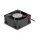 Axiallüfter 5 V DC, 60 x 60 x 25 mm schwarz