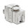 Keystone Modul RJ45 Buchse zu LSA Cat.6A geschirmt werkzeugfrei mit Staubschutzklappe