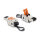 RJ45 Stecker mit Klemmverschluss 2 Pin +/- werkzeugfrei - composite power connector